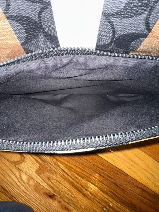 Coach Signature Canvas Graham Backpack - Brown/Khaki - Picture 8 of 9